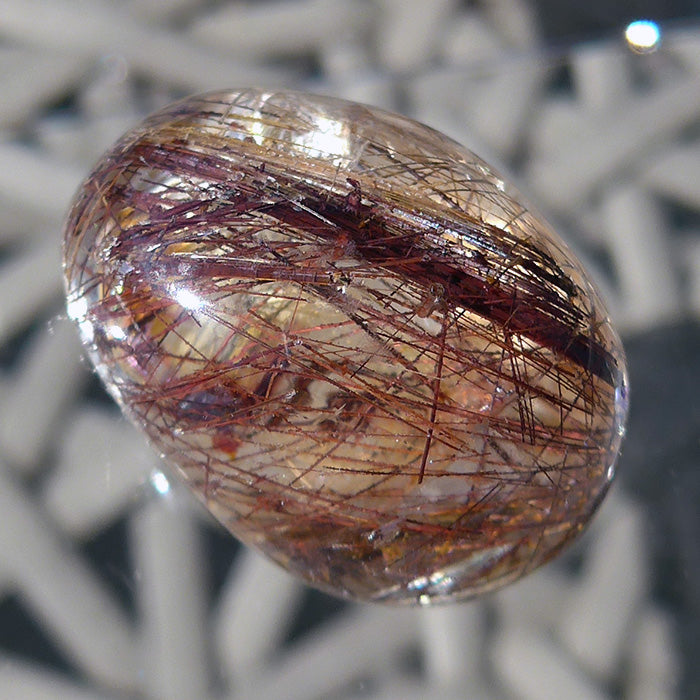 Beautiful Small Red Rutile Lens