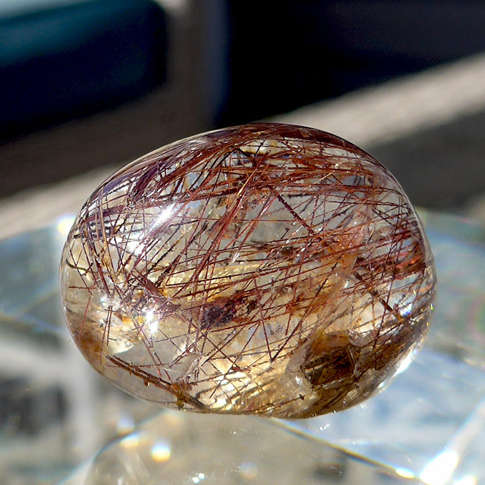Beautiful Small Red Rutile Lens