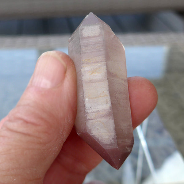 Beautiful Mauve Tipped DT Lithium Crystal