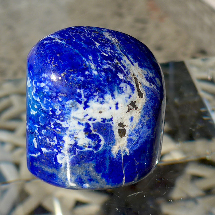 Beautiful Jumbo Polished Lapis Lazuli Standing Stone
