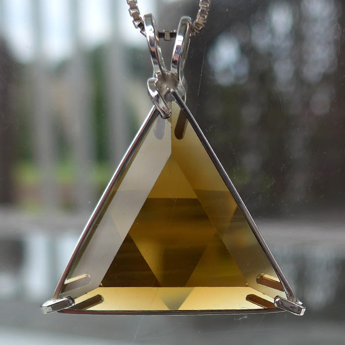 Citrine Star of David Pendant