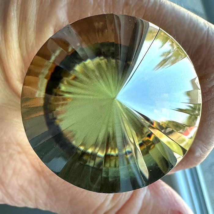 Luminous 48 Sided Tibetan Citrine Vogel Wand by David Zhuang