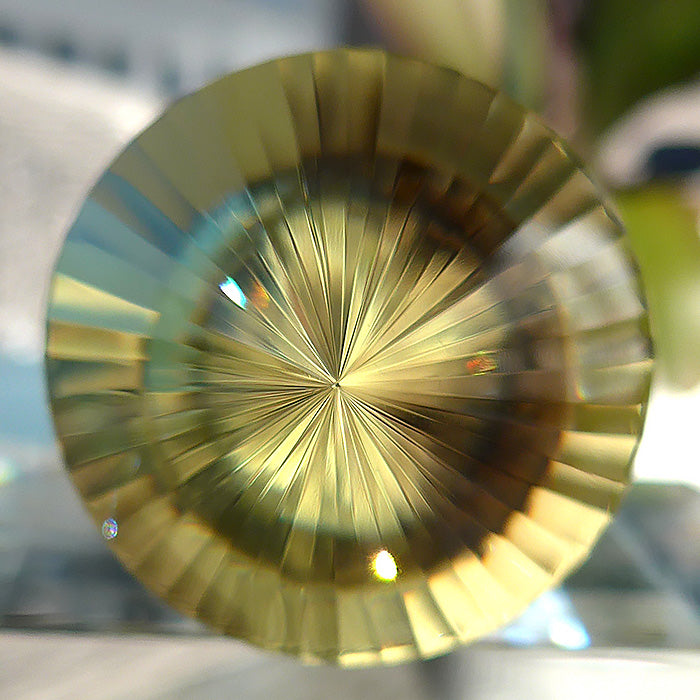 Jumbo 48 Sided Phantom Citrine Vogel Wand by David Zhuang