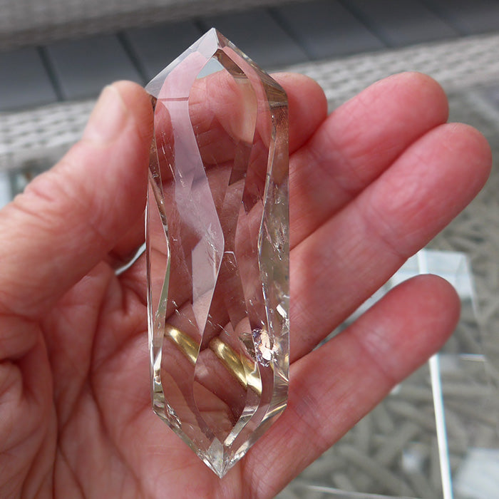 Zambian Citrine Infinite Energy Wand by Kings Amao