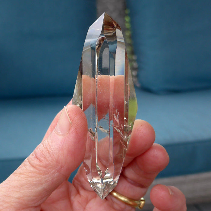 Zambian Citrine Infinite Energy Wand by Kings Amao
