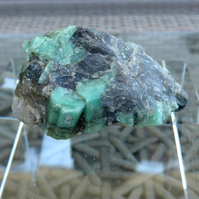 Emerald Cluster in Matrix