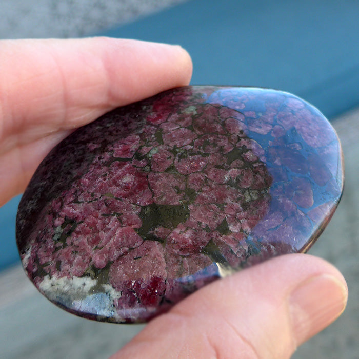 Polished Eudialyte Meditation Stone