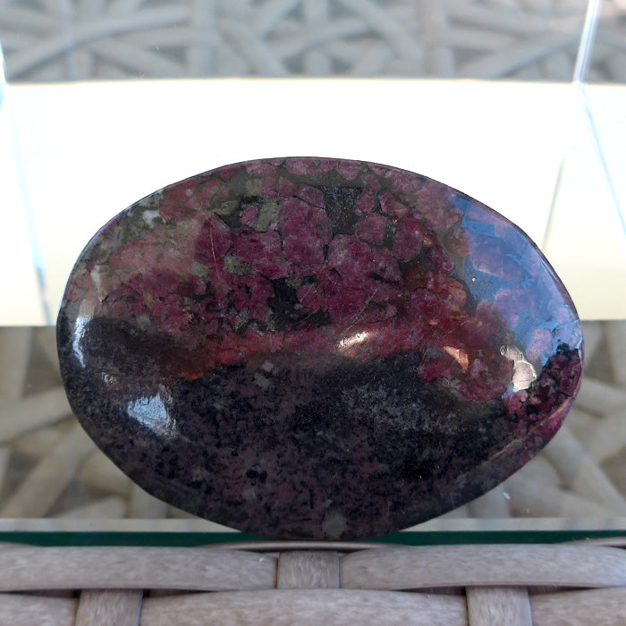 Polished Eudialyte Meditation Stone