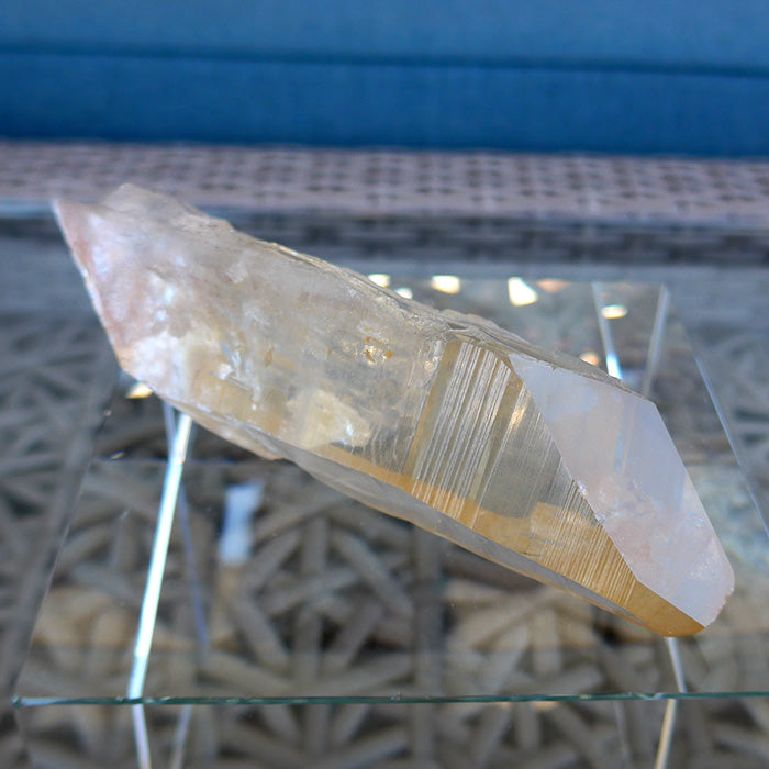 Golden Lemurian Growth Interference Wand