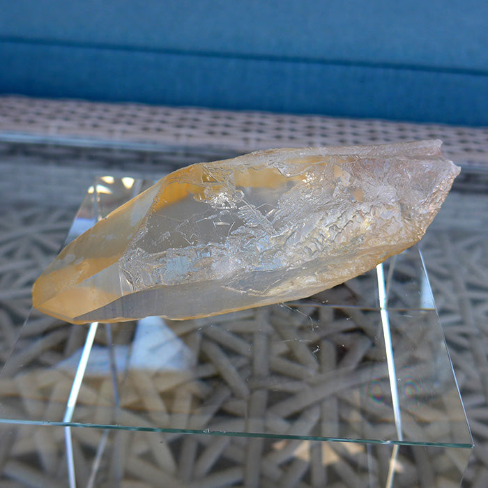 Golden Lemurian Growth Interference Wand