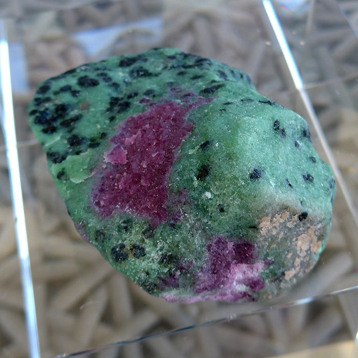 Gorgeous Glittering Ruby in Zoisite Specimen