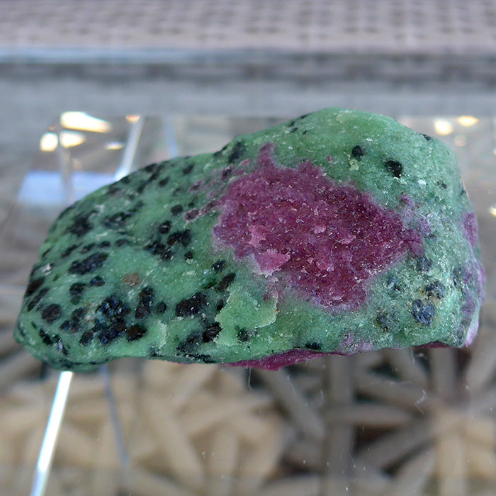 Gorgeous Glittering Ruby in Zoisite Specimen