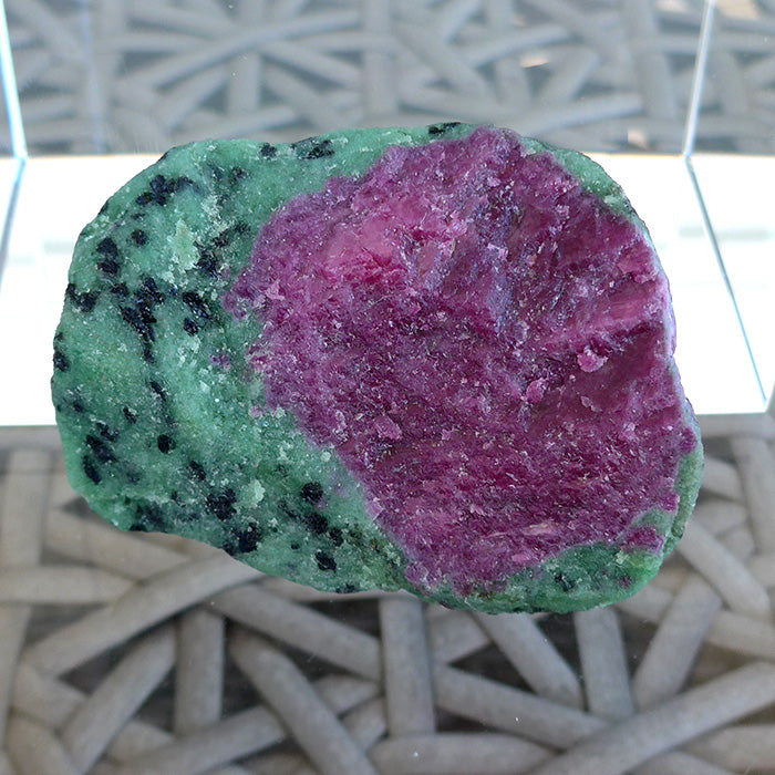 Gorgeous Glittering Ruby in Zoisite Specimen