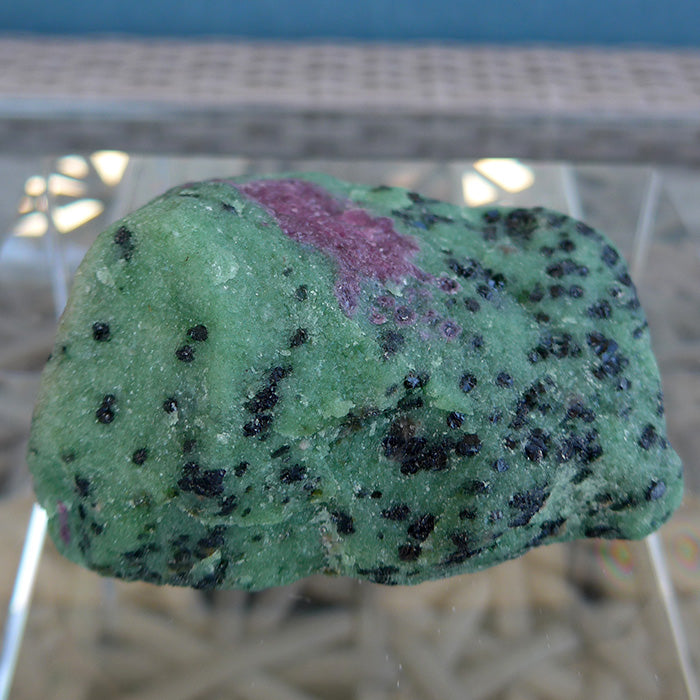 Gorgeous Glittering Ruby in Zoisite Specimen