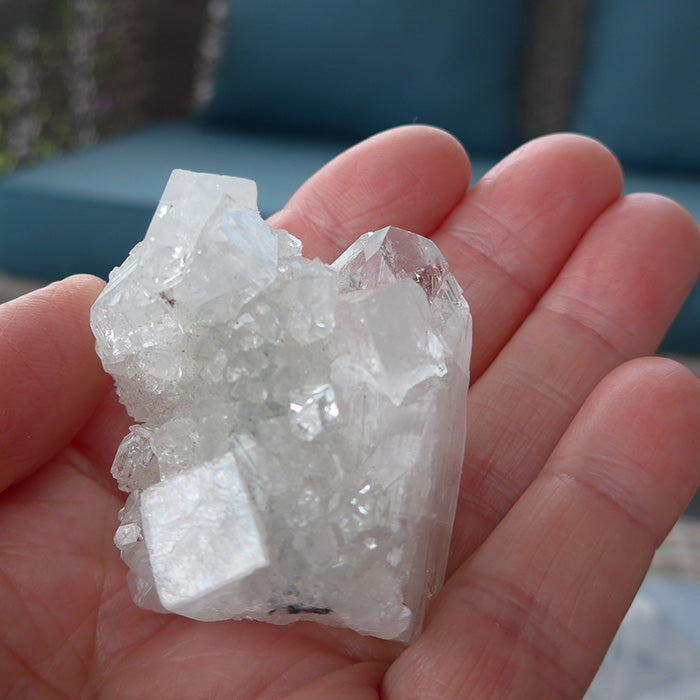 Gorgeous Gemmy Apophyllite Pyramid Cluster