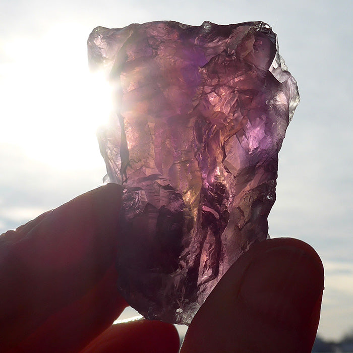 Gorgeous Small Rainbow Ametrine Wand
