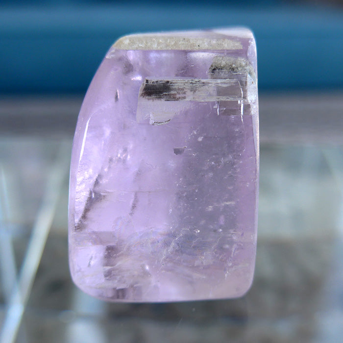 Gorgeous Violet Pink Polished Kunzite Nugget