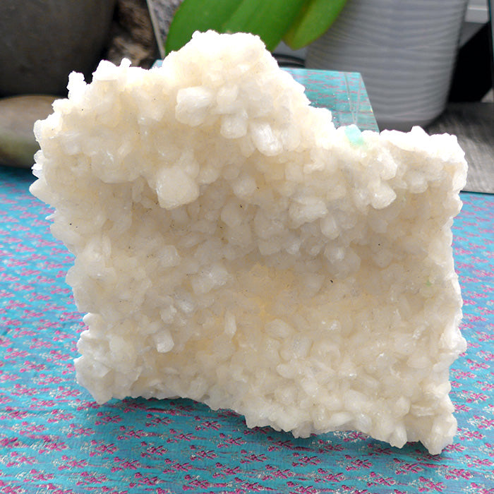 Chatoyant Apophyllite Druzy Cluster