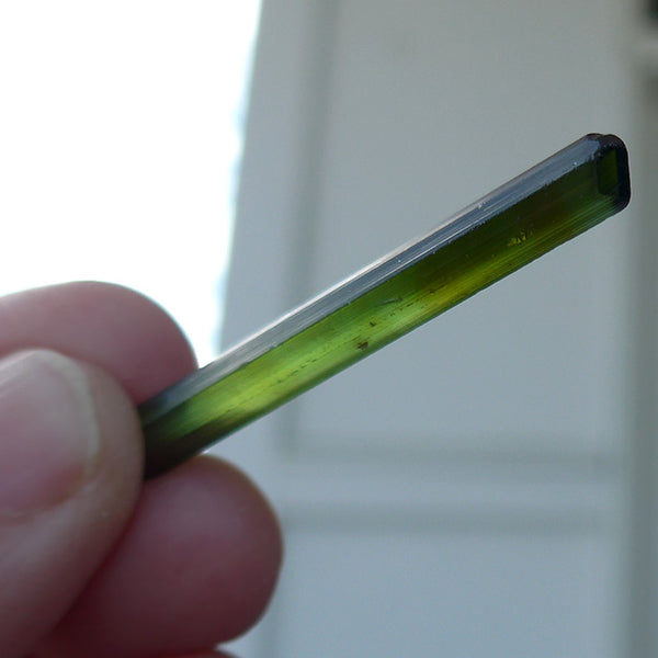 AAA Ultra Clear Green Mozambique Tourmaline Gemstone Rod