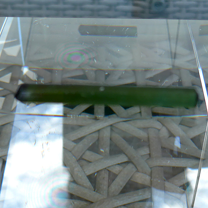 AAA Ultra Clear Green Mozambique Tourmaline Gemstone Rod