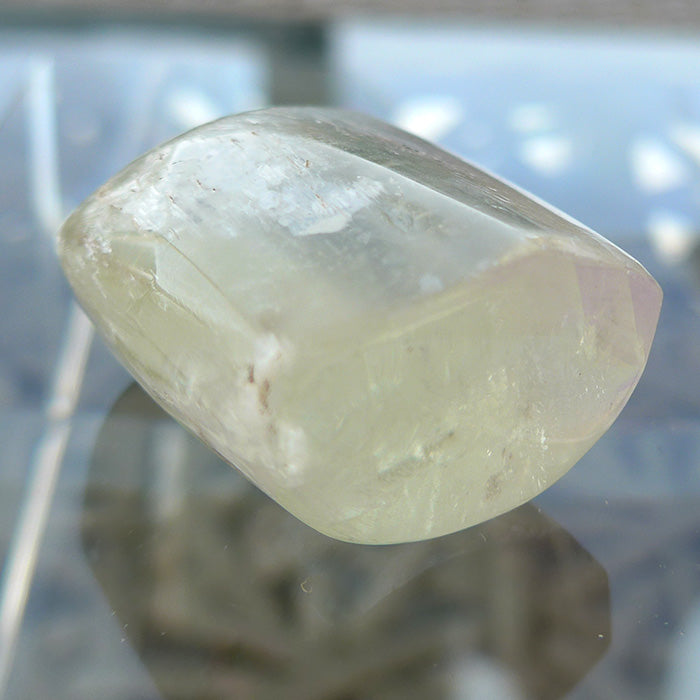 Lovely Polished Yellow Kunzite Nugget
