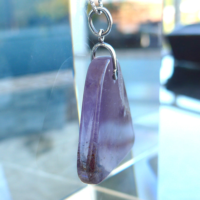 Lovely Violet Flame Auralite Pendant