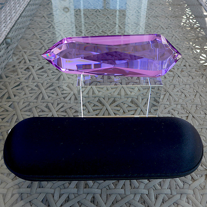 Jumbo Magenta Quartz Infinite Energy Wand by Kings Amao