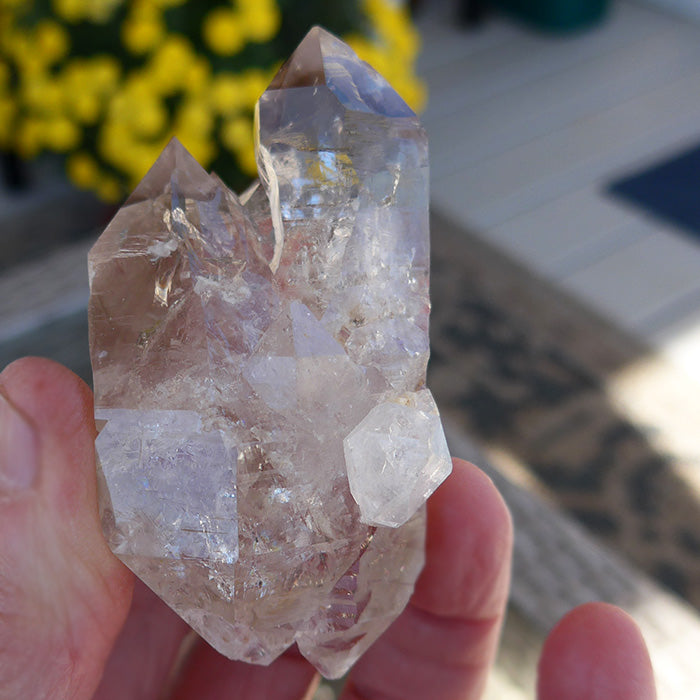 AAA Twin Tibetan Quartz DT with Bridge Crystals