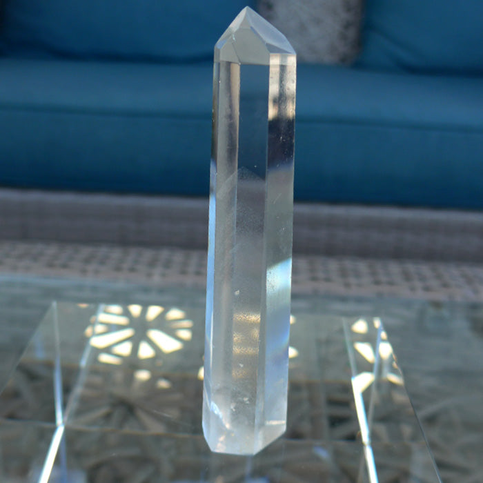 99% Water Clear Polished Multi Phantom Altar Wand