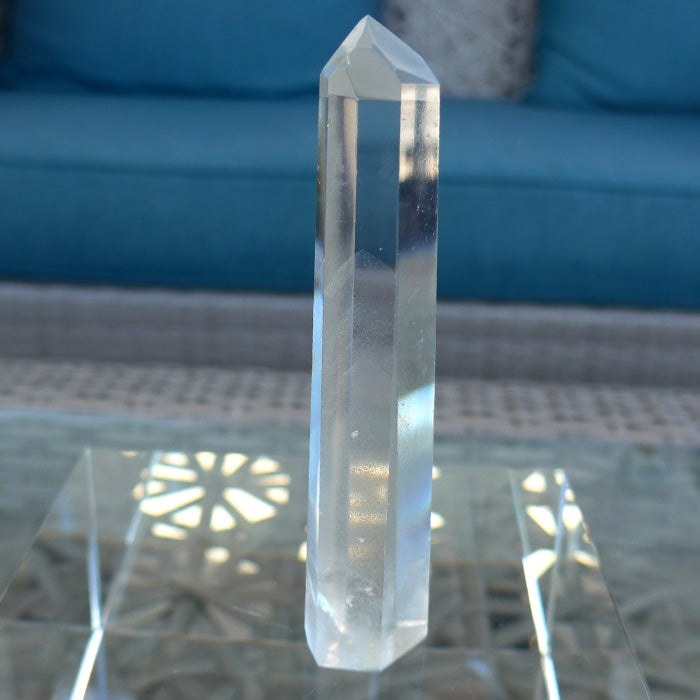 99% Water Clear Polished Multi Phantom Altar Wand