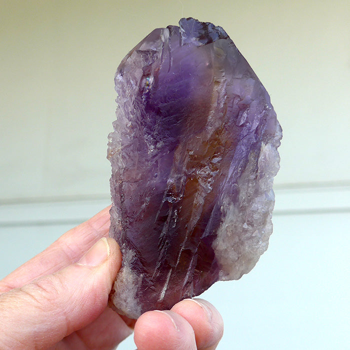 Rainbow Striped Ametrine Wand