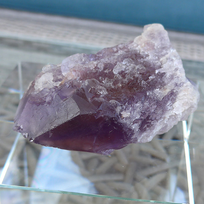 Rainbow Striped Ametrine Wand