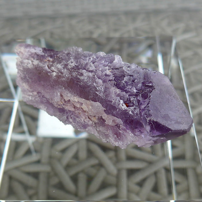 Rainbow Ametrine Wand with Natural Termination Tip