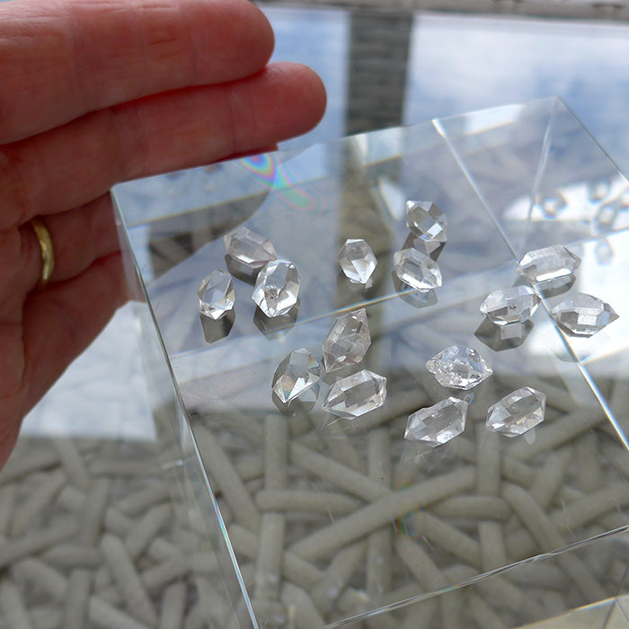 AAA Ultra Clear Pakistani Herkimer Diamond Trio