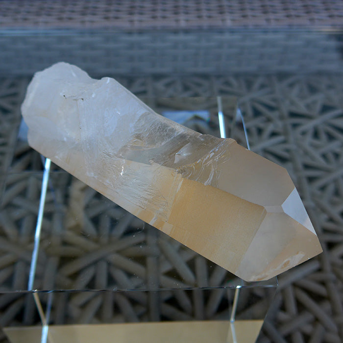 Pale Golden Lemurian Growth Interference Isis Window Wand