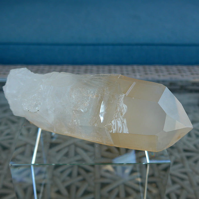 Pale Golden Lemurian Growth Interference Isis Window Wand