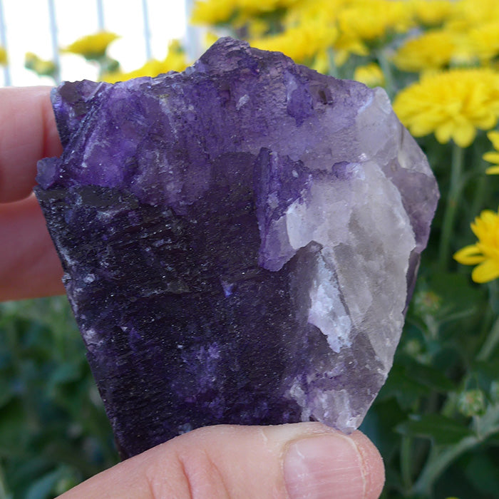Large Translucent Deep Purple Fluorite Specimen