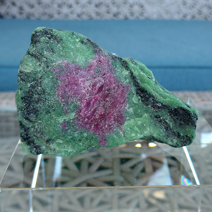 Ruby Zoisite Two Sided Specimen