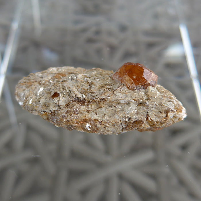 Spessartine Garnet on Slender Matrix