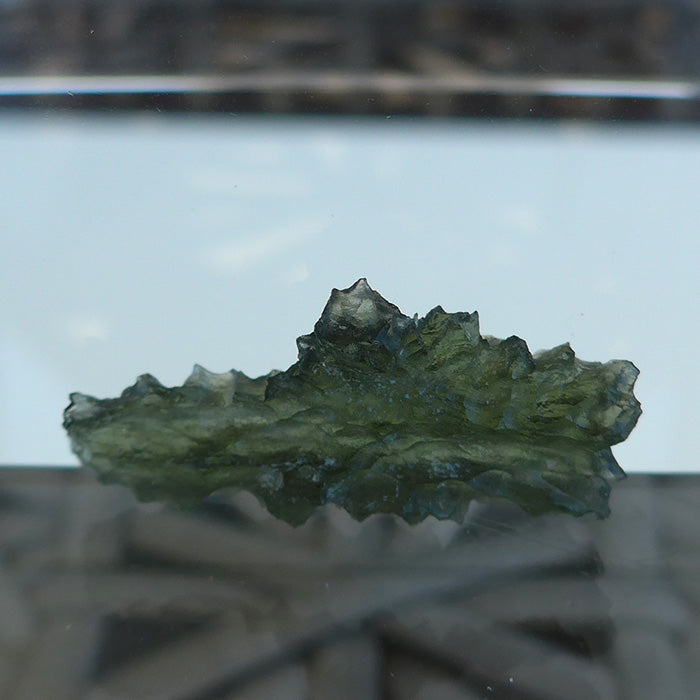 Small Translucent AAA Besednice Moldavite Leaf