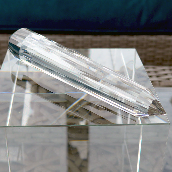 Sweet 24 Facet Himalayan Quartz Vogel Wand by David Zhuang