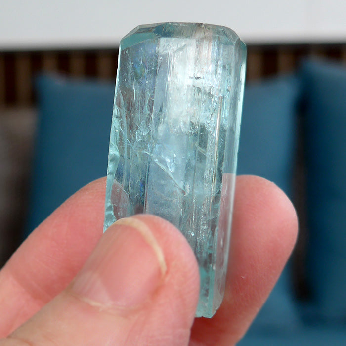 Tanzanian Aquamarine Gemstone Rod