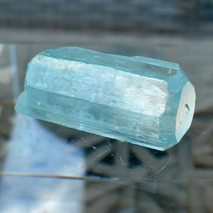 Tanzanian Aquamarine Gemstone Rod