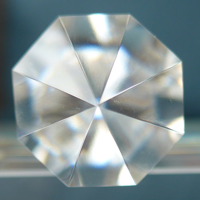 Tapering Octagonal Himalayan Quartz Vogel Wand by David Zhuang