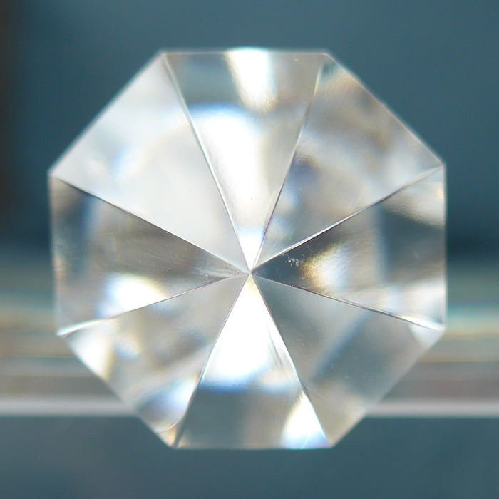 Tapering Octagonal Himalayan Quartz Vogel Wand by David Zhuang