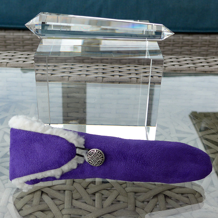 Tapering Octagonal Himalayan Quartz Vogel Wand by David Zhuang