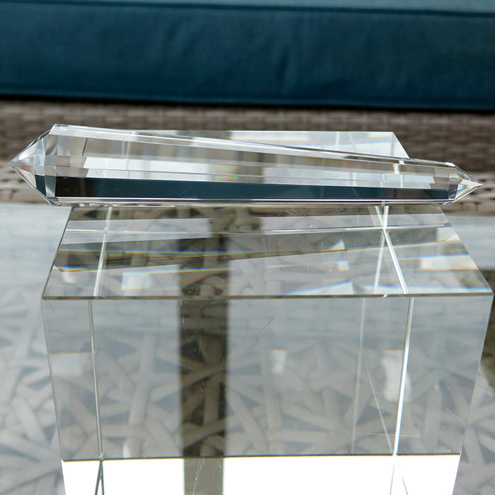 Translucent 8 Facet Himalayan Quartz Vogel Wand by David Zhuang