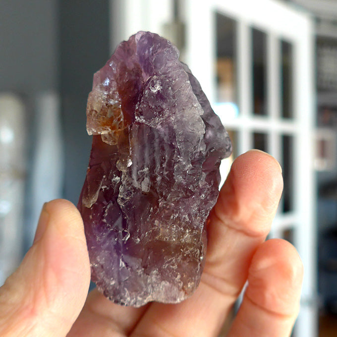 Bolivian Striped Rainbow Ametrine Nugget