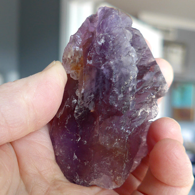 Bolivian Striped Rainbow Ametrine Nugget