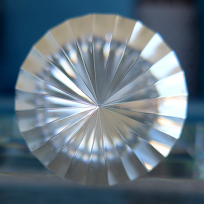 Luminous 24 Facet Vogel Phi Crystal Wand